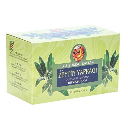 Ege Lokman Zeytin Yapraklı Organik Bardak Poşet Bitki Çayı 20'li 