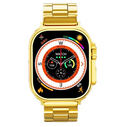 Pazariz X8 Ultra Altın Akıllı Saat