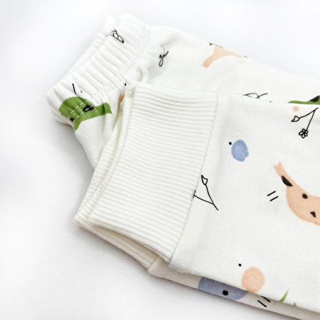 Han-Gar Happy Birds Bebek Pijama Takımı 3-6 Ay