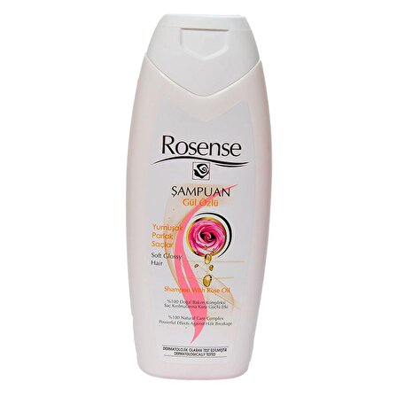 Rosense hassas saçlar İçin Parlaklık Verici Gül Özlü Şampuan 400 ml