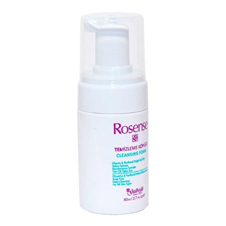 Rosense Tüm Ciltler için Temizleyici Sabunsuz Yüz Temizleme Jeli 80 ml 