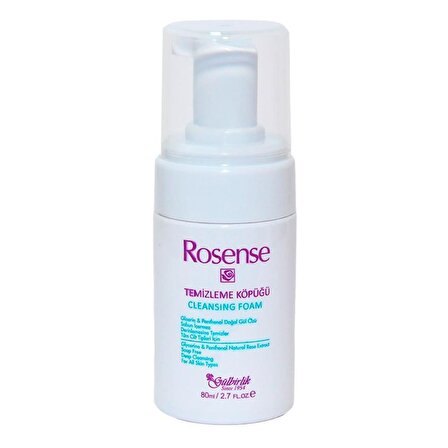 Rosense Tüm Ciltler için Temizleyici Sabunsuz Yüz Temizleme Jeli 80 ml 