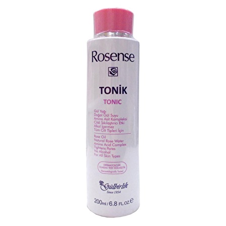 Rosense Gül Suyu Tonik 200ML Gülbirlik Doğal Sıkılaştırıcı Tonik