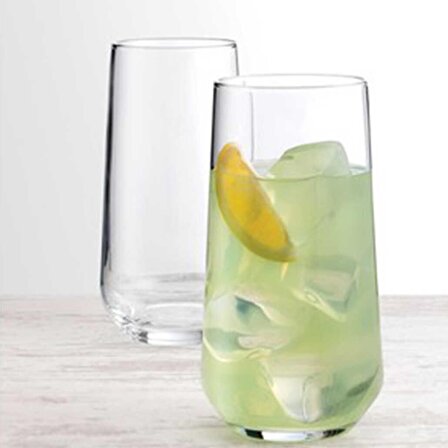 Paşabahçe 420015 allegra bardak su bardağı - 6 lı meşrubat bardağı sade