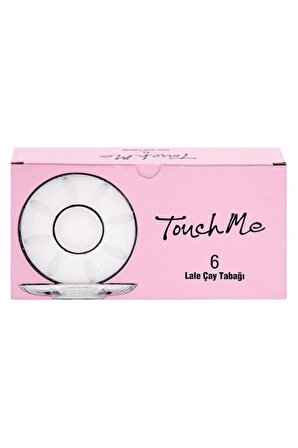 Touch Me(54742) Lale Çay Tabağı 6'lı