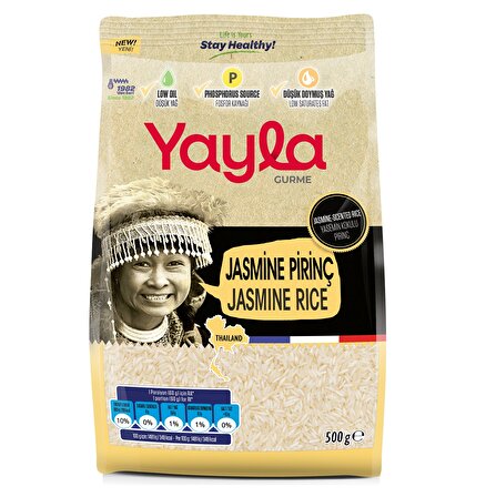 Yayla Gurme Jasmine Pirinç 500 Gr