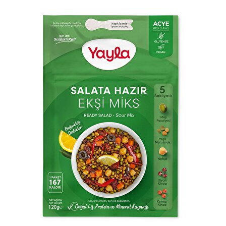 Yayla Salata Hazır Ekşi Miks 120 gr