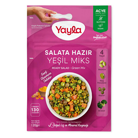 Yayla Salata Hazır Yeşil Miks 120 gr