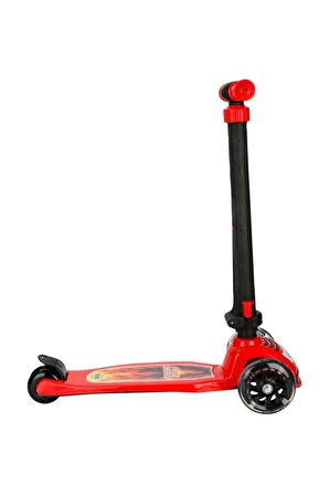 Pilsan Power Scooter Kırmızı 3 Tekerlekli Işıklı Scooter