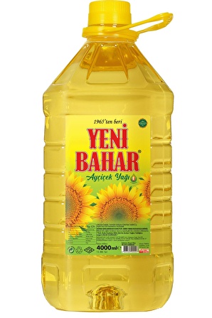 Yeni Bahar 4 Litre Ayçiçek Yağı