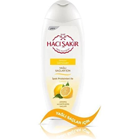 Hacı Şakir Yağlı Saçlar İçin Yağ Dengeleyici Limonlu Şampuan 500 ml