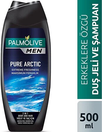 Palmolive Men Pure Arctic Ferahlatıcı Doğal Tüm Ciltler İçin Duş Jeli 500 ml
