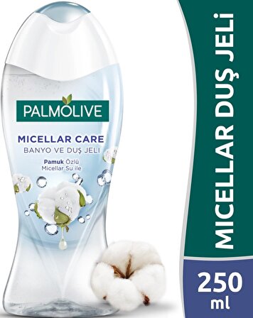 Palmolive Micellar Care Pamuk Aromalı Nemlendirici Arındırıcı Doğal Tüm Ciltler İçin Duş Jeli 250 ml