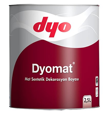 Dyo Dyomat 2.5 lt İç Cephe Boyası Siyah