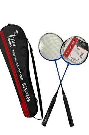 AVESSA 2'li Badminton Raket Seti - BSR-1809 - standart_KIRMIZI