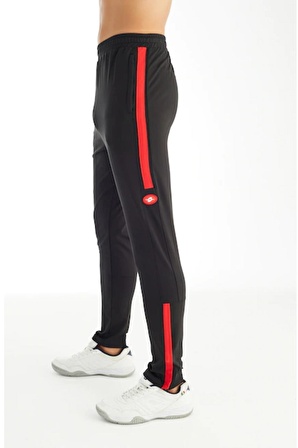 Crozwise 2190-10 Siyah_Kırmızı Training Dar Paça Erkek Spor Pantolon