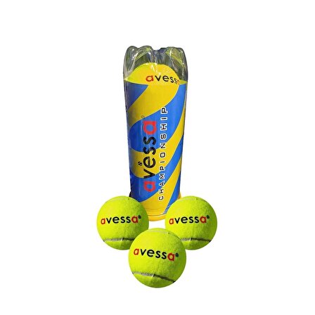 Avessa 3'lü Tenis Topu TT600 - 35_sarı