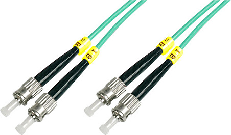 Beek BC-FO-5STST-02/3 2 Mt ST-ST 50/125 Doplex OM3 Multimode Fiber Optic Patch Kablo