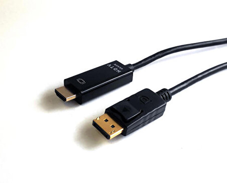 Beek BC-DSP-DP-HA-UHD-01-1 1 Mt DISPLAY PORT to HDMI 4K 30Hz Gold Görüntü Kablosu