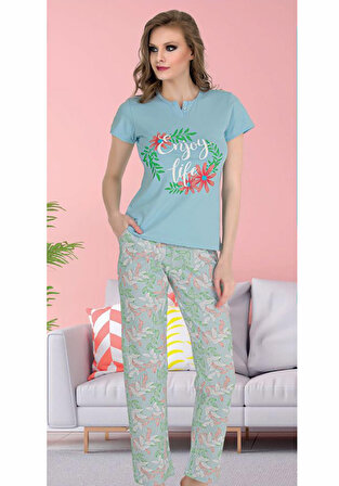 Berland 3350 Kadın Yazlık Modal Pijama Takım