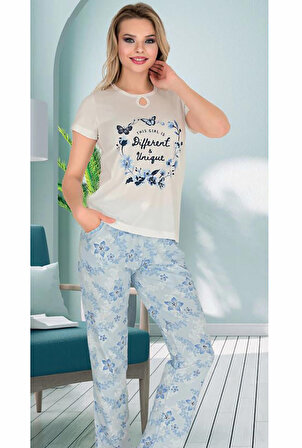 Berland 3353 Kadın Yazlık Modal Pijama Takım
