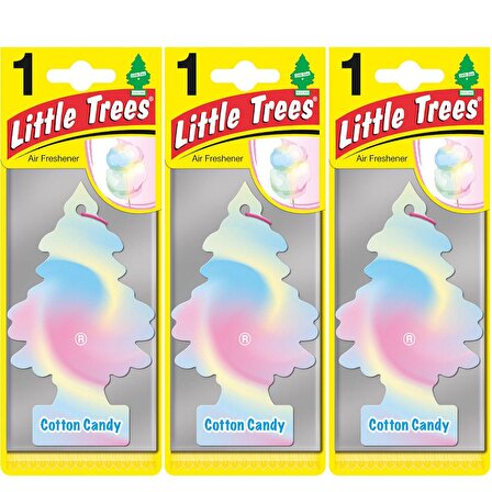 Little Trees Oto Kokusu 3'lü Pamuk Şeker