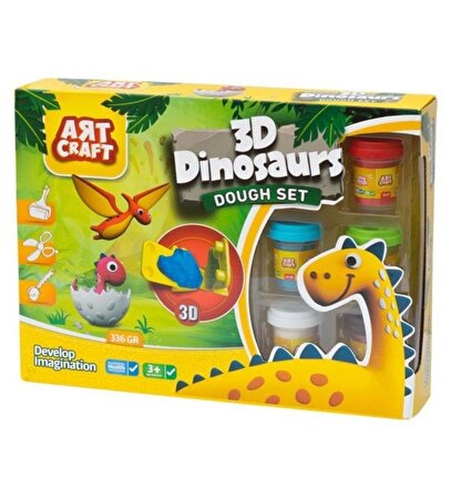 Üç Boyutlu Dinozor Hamur Set Oyuncak