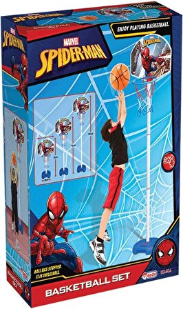 Dede Spiderman Ayaklı Basketbol Set 03404
