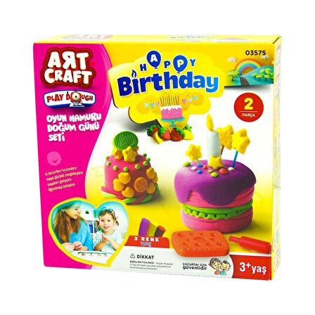 Art Craft Doğum Günü Oyun Hamuru Seti 