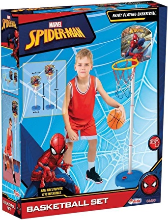 Dede Spiderman Küçük Ayaklı Basketbol Pota 03653