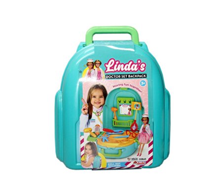 Linda'nın Doktor Set Sırt Çantası - Fen Toys