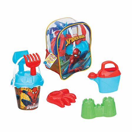 03864 Spiderman Resimli Sırt Çantası Plaj Seti - Fen Toys