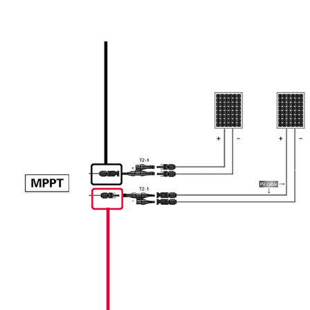 Tekli Mc4 Konnektör (Solar) Güneş Paneli Bağlantı (Erkek-Dişi)