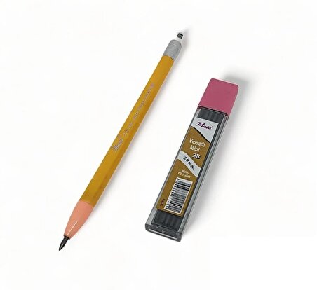 Masis Versatil Kalem Plotter 2.0mm Sarı + Masis 2.0mm Kalem Ucu Tüp