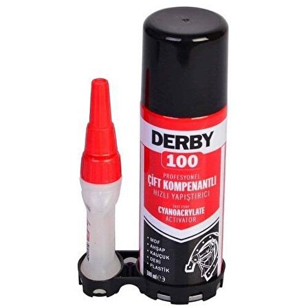 Derby Mdf Plastik Hızlı Yapıştırıcı 200 ML+35 Gr
