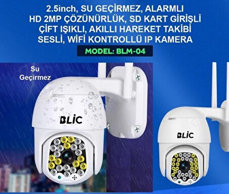Blm-04 2 Megapiksel HD IP Kamera Güvenlik Kamerası