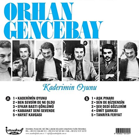 Orhan Gencebay - Kaderimin Oyunu  (Plak)  