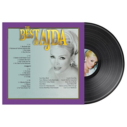Ajda Pekkan-The Best Of Ajda 2'li LP Plak