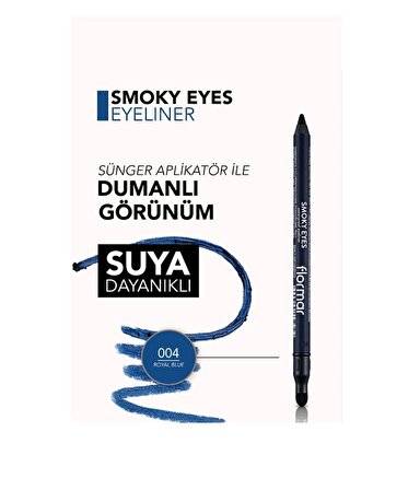 Flormar Smoky Eyes Waterproof Eyeliner Royal Blue