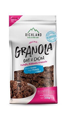Richland Granola Yulaflı ve Kakaolu 330 gr