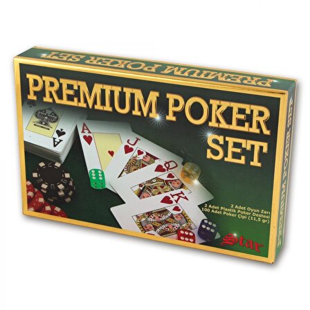 Star Oyun Aletleri Premium Poker Seti