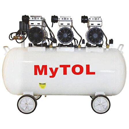 MyTol 100 Lt Sessiz Hava Kompresörü EWS100B 3 Hp.