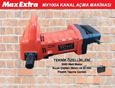 MAX EXTRA MX100A KANAL AÇMA MACROZA MODELİ