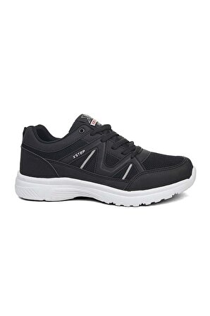 Xstep 026 Anorak Erkek Sneakers Ayakkabı  Siyah Beyaz