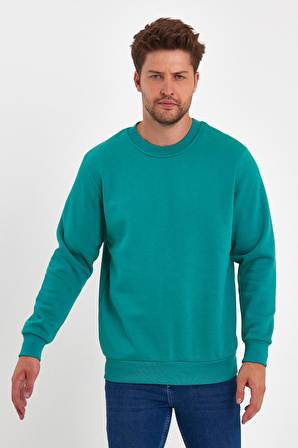 Rodi 3 İplik Şardonlu Bisiklet Yaka Sweatshirt RD24KE054903