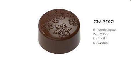 Yuvarlak Pralin Çikolata Kalıbı-3912