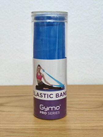 Gymo Egzersiz Pilates Yoga Esnetme Bandı Direnç Lastiği Mavi Medium