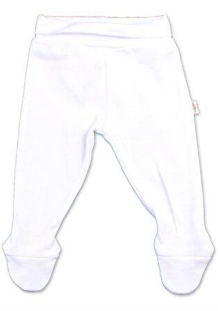 Mini Damla Pantolon Patikli Beyaz