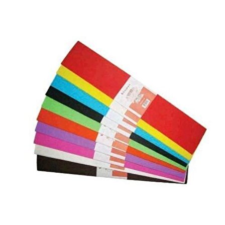 Ticon Krapon Kağıdı Karışık Renk-10'Lu