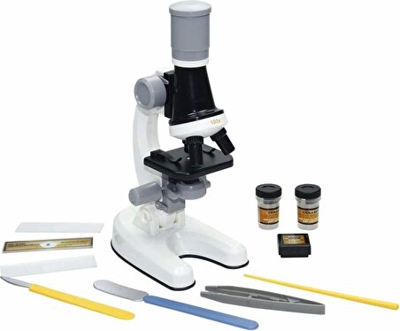 Vardem Beyaz Kutulu Mikroskop 100X400X1200